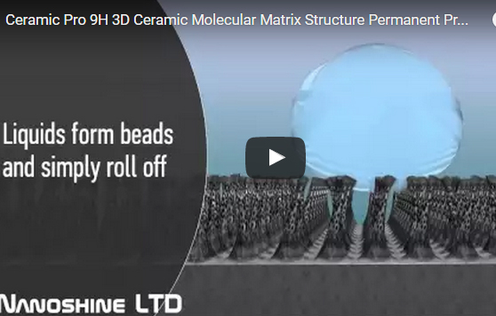Ceramic Pro 9H - 3D Ceramic Molecular Matrix Structure - Permanent Protection